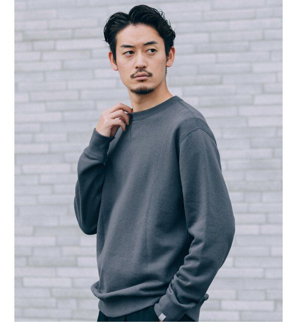 EDIFICE「【LOOPWHEELER for LOWERCASE】ライトツリウラケ ルーズフィットスウェット」|スウェット・ジャージ|