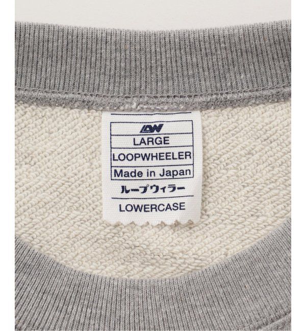 EDIFICE「【LOOPWHEELER for LOWERCASE】ライトツリウラケ ルーズフィットスウェット」|スウェット・ジャージ|