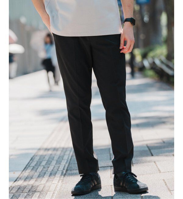 EDIFICE「"高通気＆吸水速乾" BREEZE COOL AKIHA スラックス【セットアップ着用可】」|スラックス|ブラック