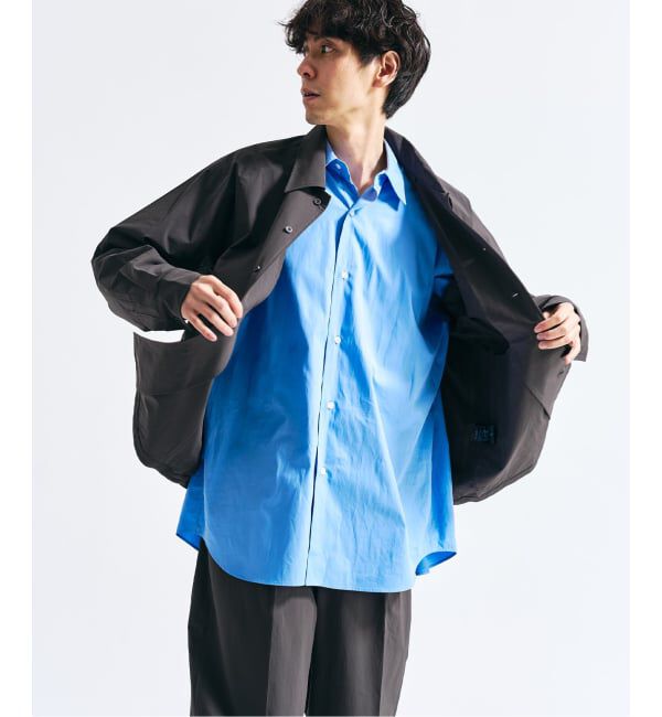 417 EDIFICE「【FREE MOTION】 コーチシャツ」|シャツ・ブラウス|ブラック A