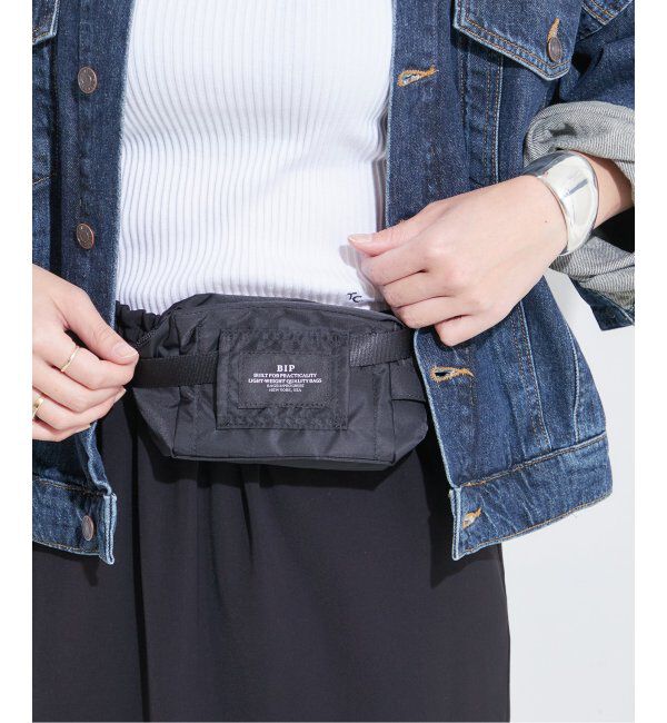 journal standard L'essage「【BAGS IN PROGRESS】BELT POUCH MINI：ウエストポーチ」|その他|ブラック