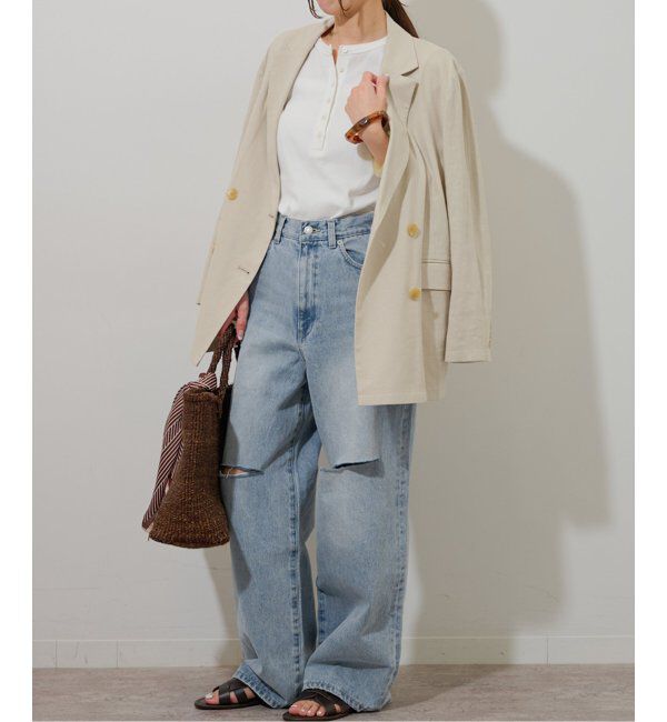 JOURNAL STANDARD relume「ベアテレコ2WAYヘンリーネックプルオーバー」|Tシャツ・カットソー|