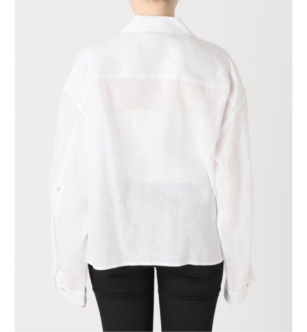 JOURNAL STANDARD「《追加2》リネンレギュラーロールアップシャツ」|シャツ・ブラウス|