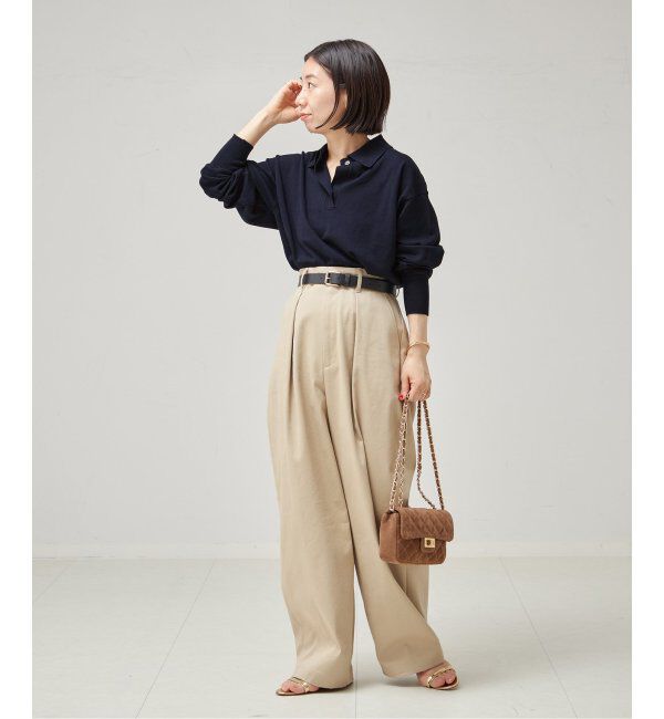 journal standard L'essage「Washable/victria襟付プルオーバー」|ニット・セーター|