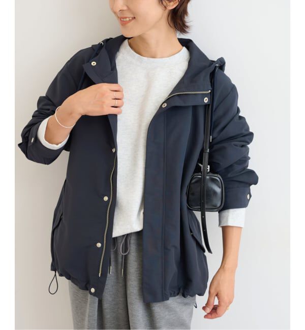 JOURNAL STANDARD relume「《WEB限定追加》グログランマウンテンパーカー」|ブルゾン・スタジャン|ネイビー