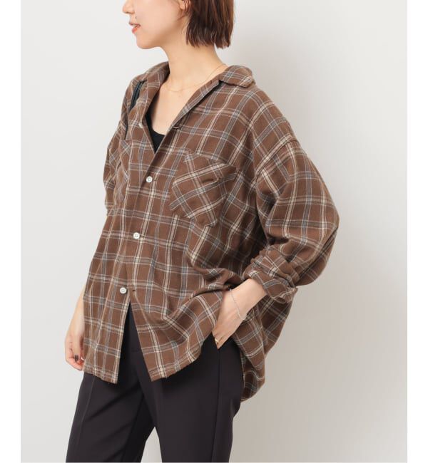 JOURNAL STANDARD relume「【Dan River/ダンリバー】WORN OUT CHECK BOX SHIRT：シャツ」|シャツ・ブラウス|ベージュ