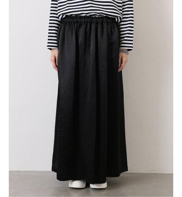 journal standard luxe「ヴィンテージサテン ギャザースカート」|スカート|