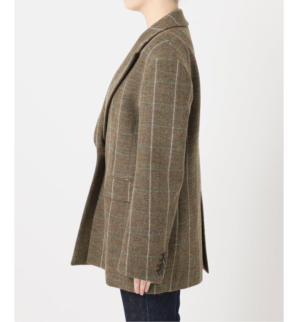 journal standard L'essage「【金子綾さん着用】BRITISH WOOLチェックジャケット」|テーラードジャケット|