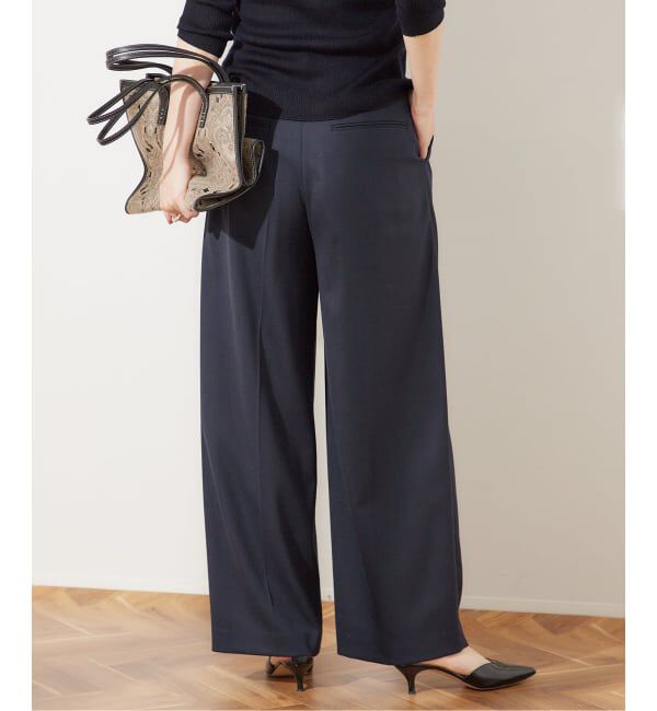 追加》ウールトリコチン ワイドパンツ（journal standard L'essage