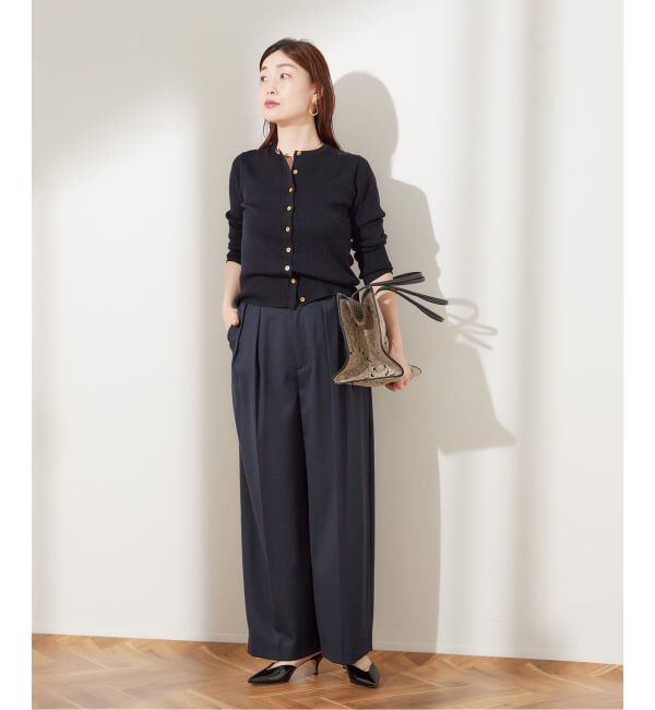 追加》ウールトリコチン ワイドパンツ（journal standard L'essage