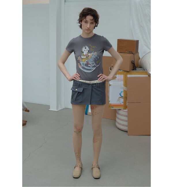 Oriens JOURNAL STANDARD「【OPEN YY / オープンワイワイ】Knitted ROCKING BABY TEE」|Tシャツ・カットソー|