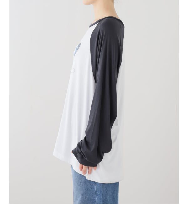 Oriens JOURNAL STANDARD「【OPEN YY / オープンワイワイ】 Knitted I LOVE YY RAGLAN TEE」|Tシャツ・カットソー|