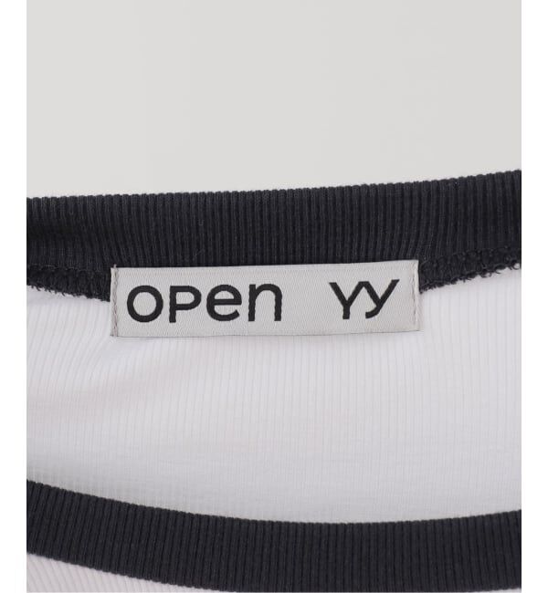 Oriens JOURNAL STANDARD「【OPEN YY / オープンワイワイ】 Knitted I LOVE YY RAGLAN TEE」|Tシャツ・カットソー|