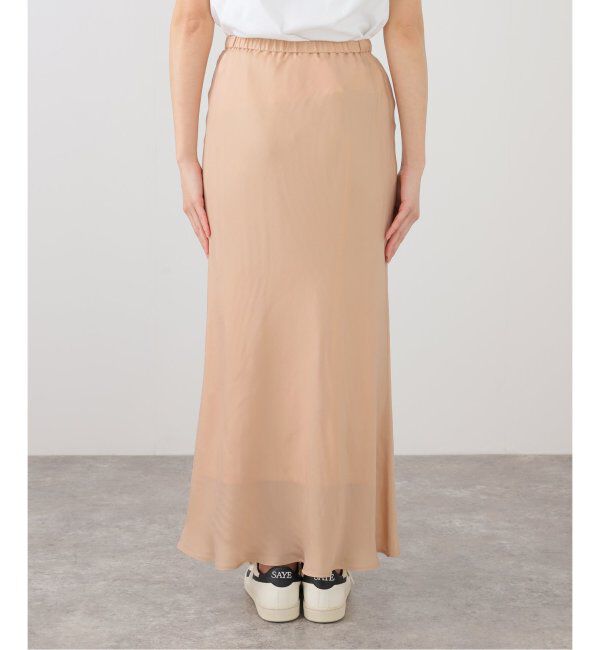 FRAMeWORK「≪追加≫シルキーキュプラバイアススカート2」|スカート|