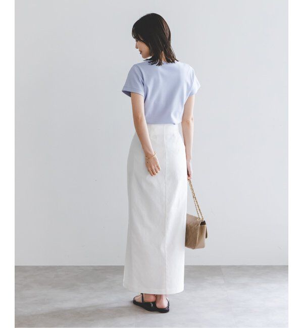 NOBLE「《追加》スビンコットンスムースコンパクトTシャツ 2」|Tシャツ・カットソー|