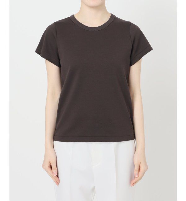 NOBLE「《追加》スビンコットンスムースコンパクトTシャツ 2」|Tシャツ・カットソー|