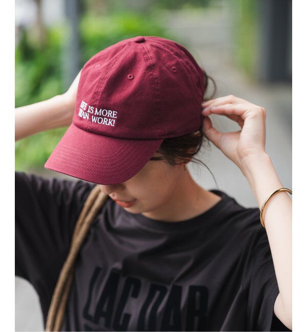Spick and Span「GOOD ROCK SPEED / グッドロックスピード 別注lettered CAP2」|キャップ・キャスケット|ボルドー