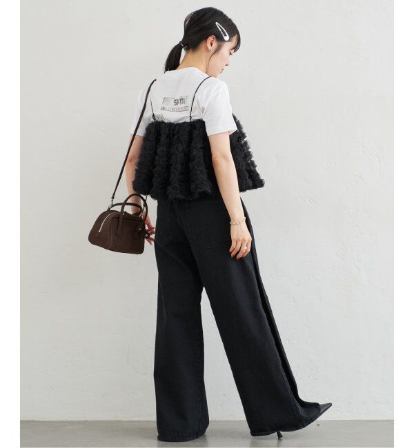 U by SPICK&SPAN「フラワーチュールベアブラウス」|シャツ・ブラウス|