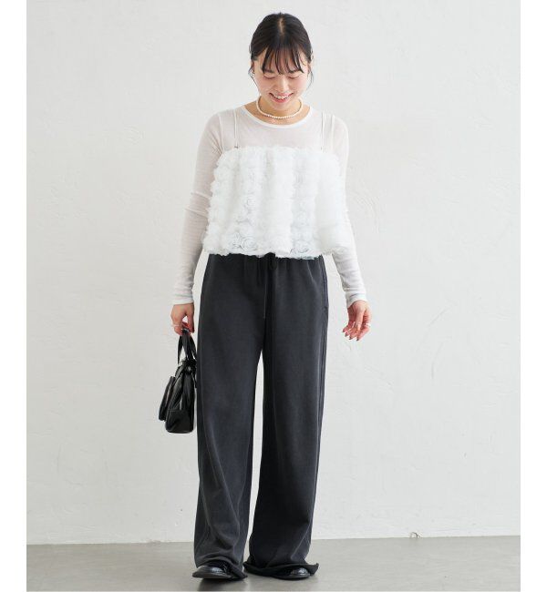 U by SPICK&SPAN「フラワーチュールベアブラウス」|シャツ・ブラウス|