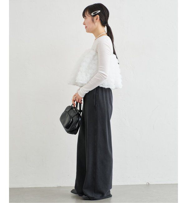 U by SPICK&SPAN「フラワーチュールベアブラウス」|シャツ・ブラウス|