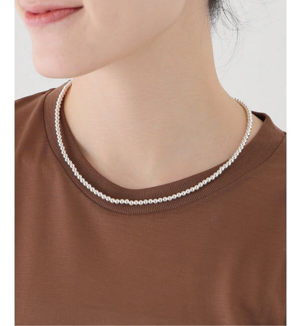 Spick and Span「《追加予約》ERICKA NICOLAS BEGAY ナバホパールNC 4mm/45cm」|ネックレス|シルバー