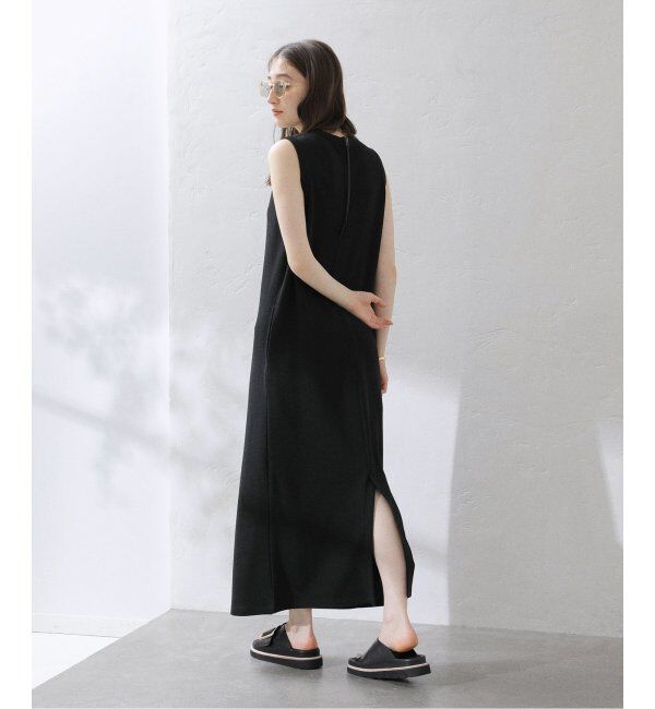  「【洗える】Munich/ミューニック リネンライクダブルフェイスワンピース」|ワンピース|