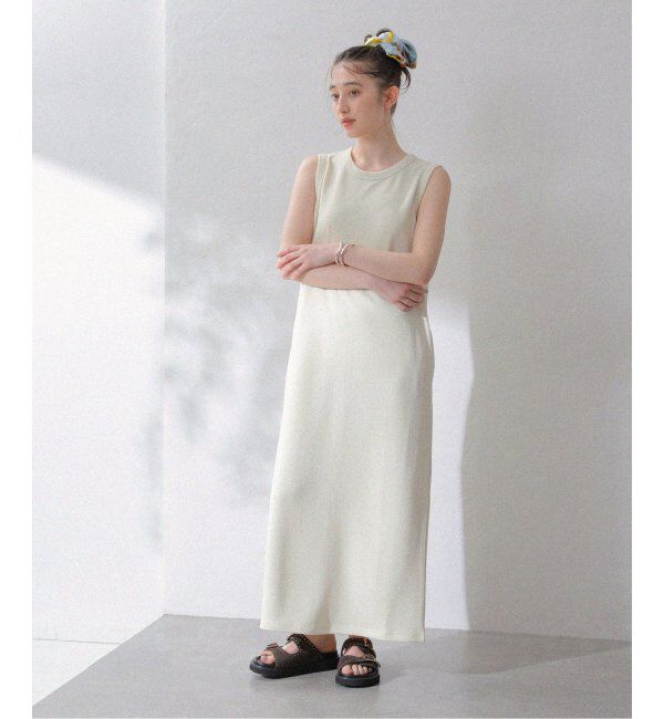  「【洗える】Munich/ミューニック リネンライクダブルフェイスワンピース」|ワンピース|