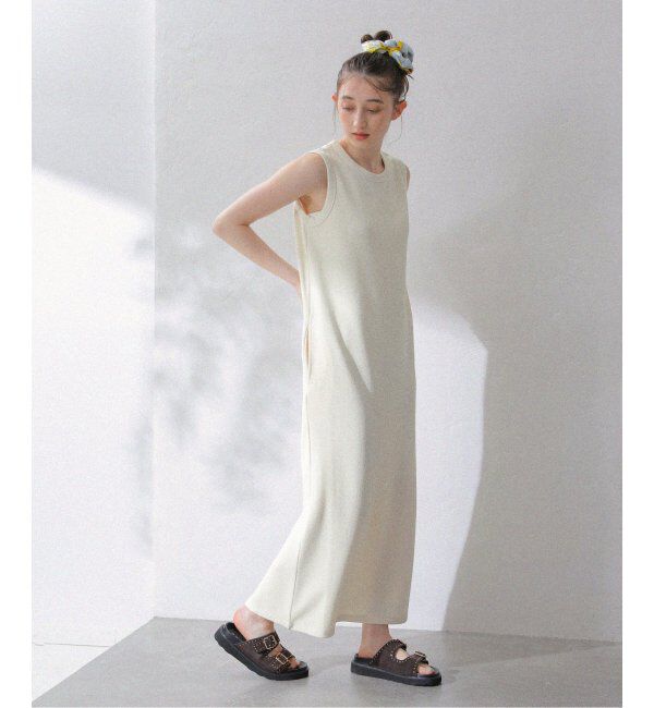  「【洗える】Munich/ミューニック リネンライクダブルフェイスワンピース」|ワンピース|