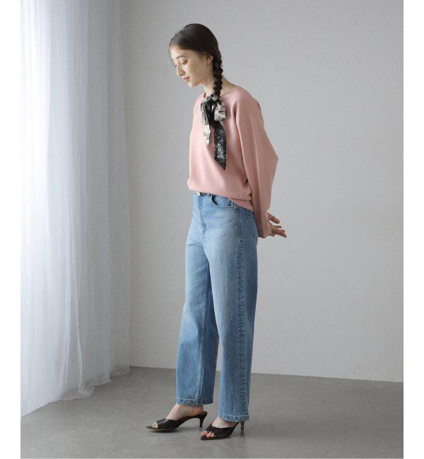  「【洗える】接結クルーネックプルオーバー」|ニット・セーター|