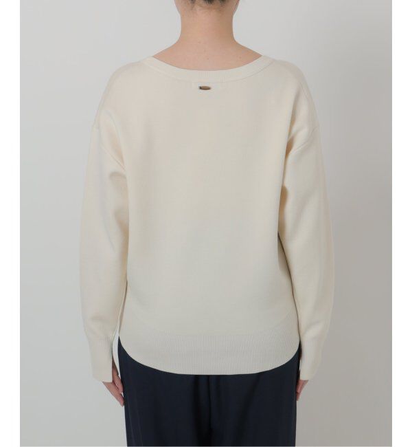  「【洗える】接結クルーネックプルオーバー」|ニット・セーター|