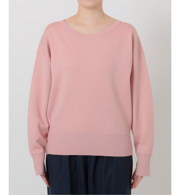  「【洗える】接結クルーネックプルオーバー」|ニット・セーター|