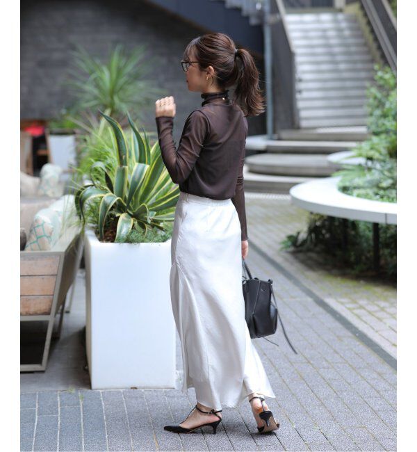  「【洗える】シアースタンドプルオーバー」|Tシャツ・カットソー|