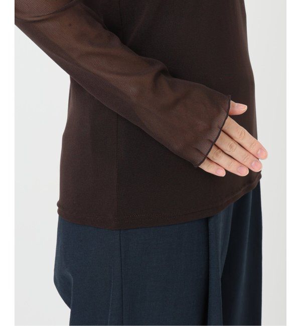  「【洗える】シアースタンドプルオーバー」|Tシャツ・カットソー|