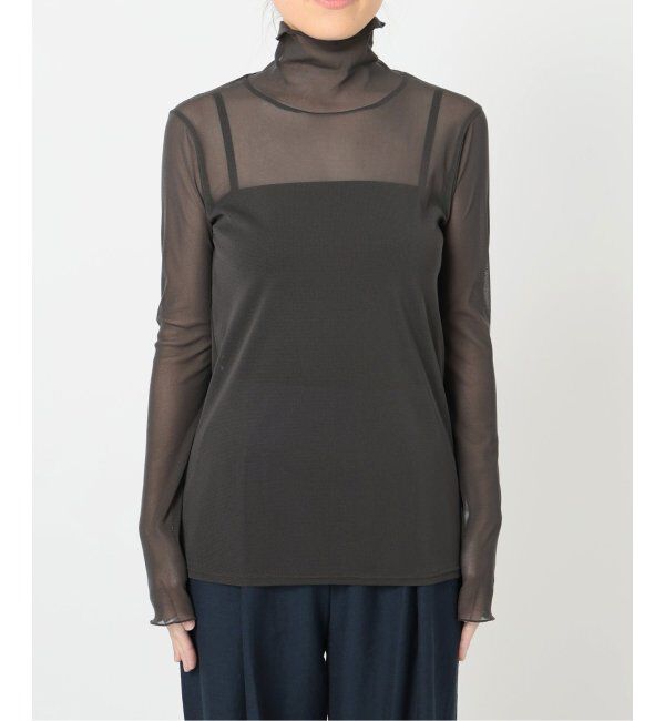  「【洗える】シアースタンドプルオーバー」|Tシャツ・カットソー|