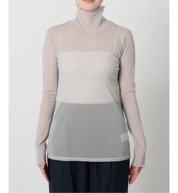  「【洗える】シアースタンドプルオーバー」|Tシャツ・カットソー|