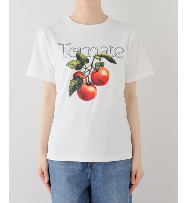  「【洗える】fruit print Tシャツ」|Tシャツ・カットソー|