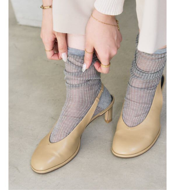  「5.5cmオブリークスリングバック」|パンプス|