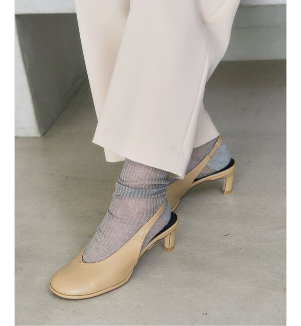  「5.5cmオブリークスリングバック」|パンプス|