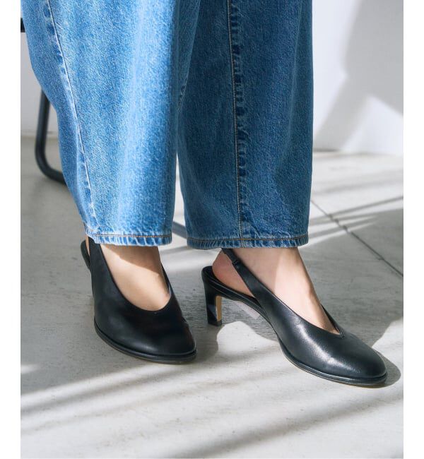  「5.5cmオブリークスリングバック」|パンプス|