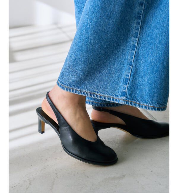  「5.5cmオブリークスリングバック」|パンプス|