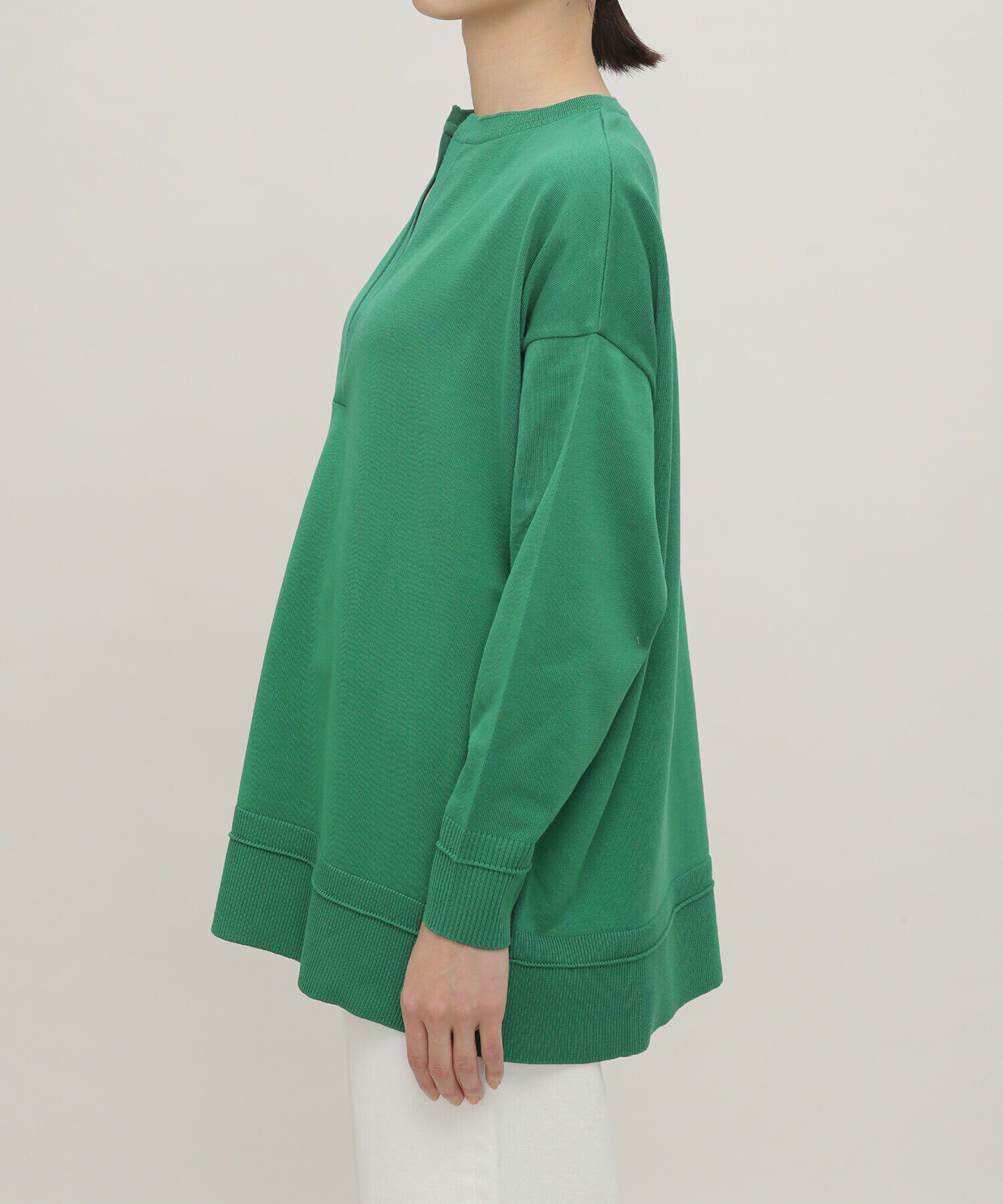 nano･universe「LB.03/思いきり洗えるニット スキッパーボーダープルオーバー」|ニット・セーター|