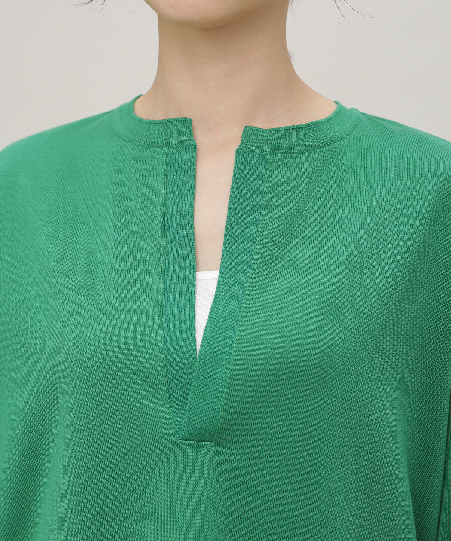 nano･universe「LB.03/思いきり洗えるニット スキッパーボーダープルオーバー」|ニット・セーター|