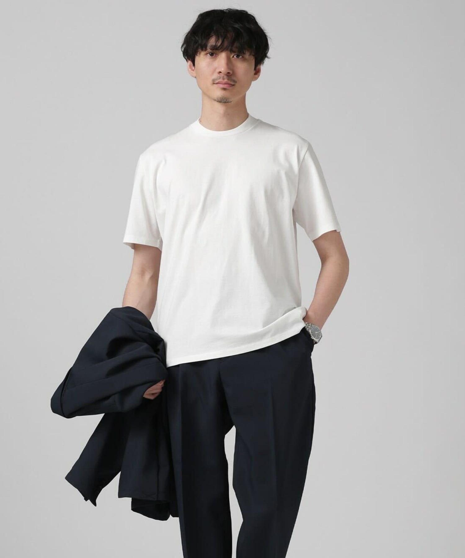 nano･universe「LB.03/ジャケT 半袖」|Tシャツ・カットソー|