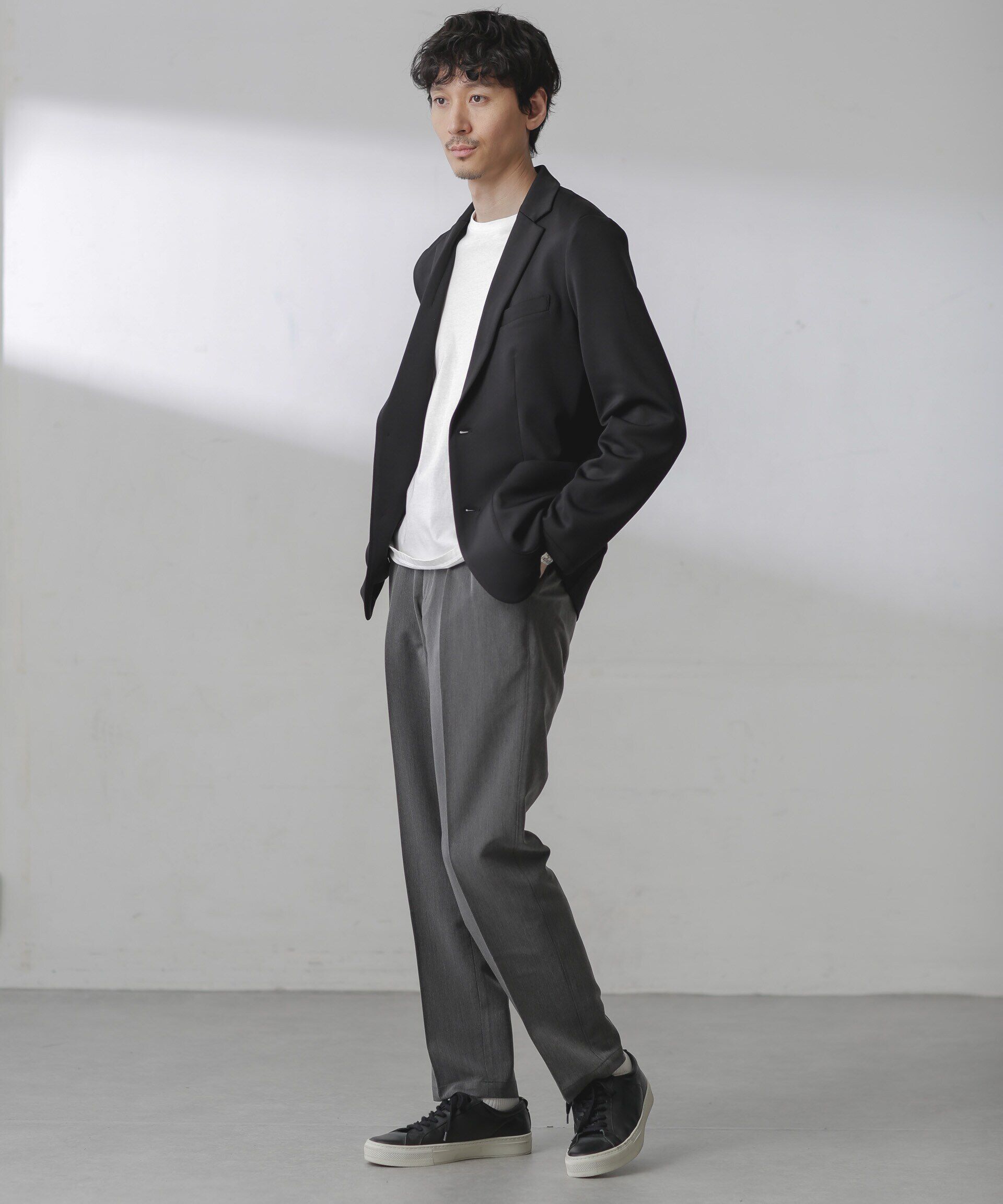 nano･universe「ALWAYS EASY ワンタックスラックス」|スラックス|