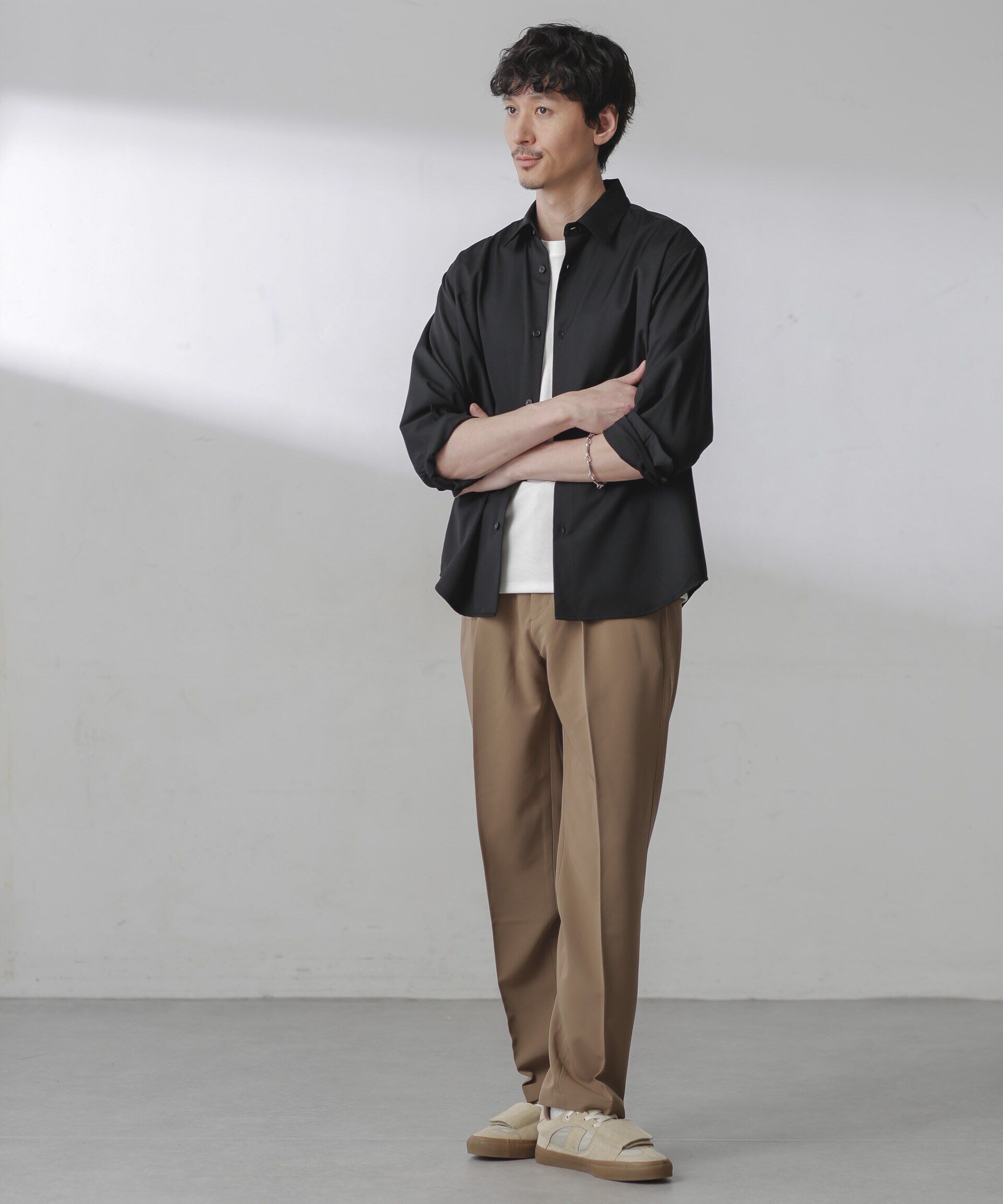 nano･universe「ALWAYS EASY ワンタックスラックス」|スラックス|