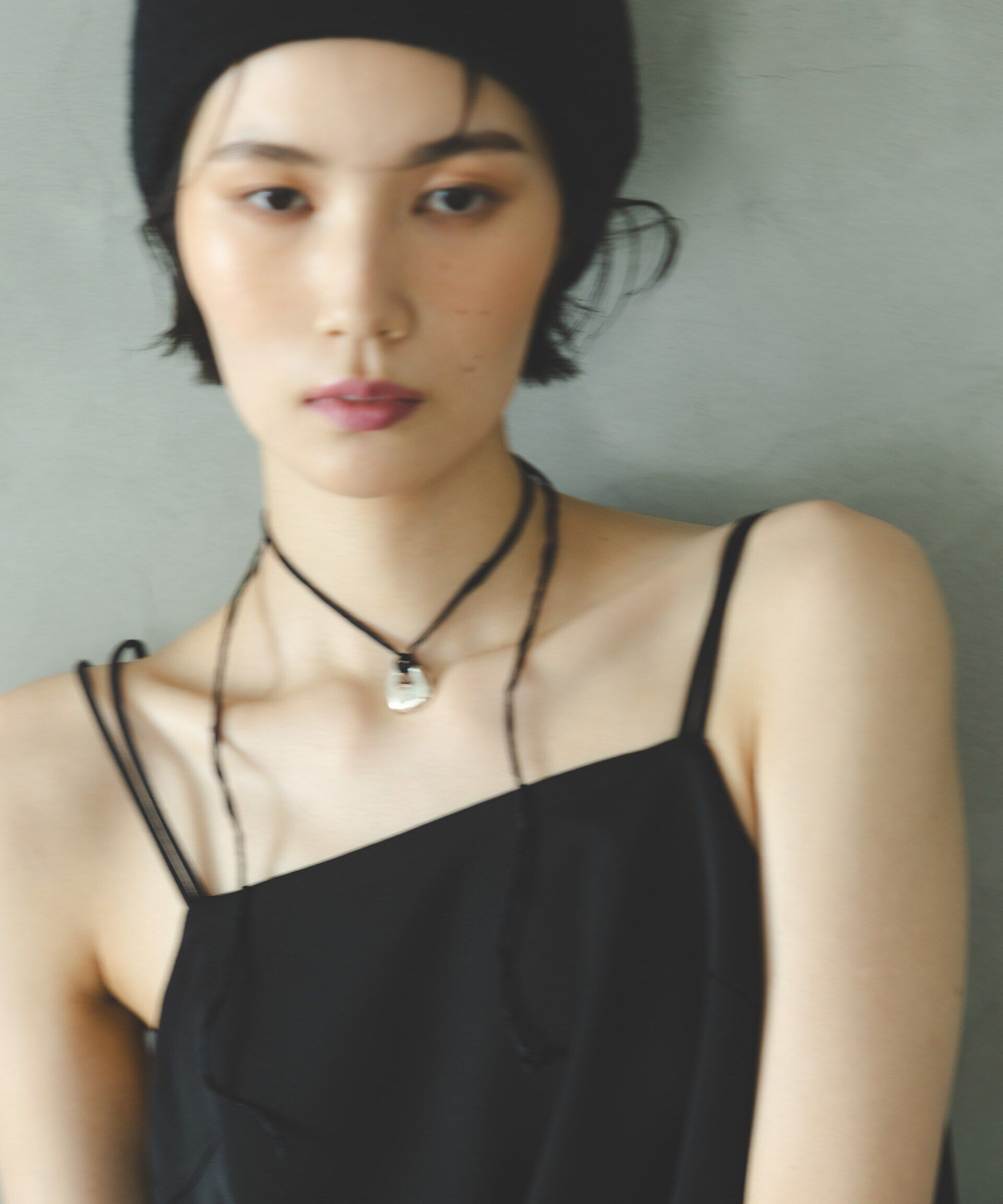 nano･universe「レース切り替えサテンキャミワンピース」|ワンピース|