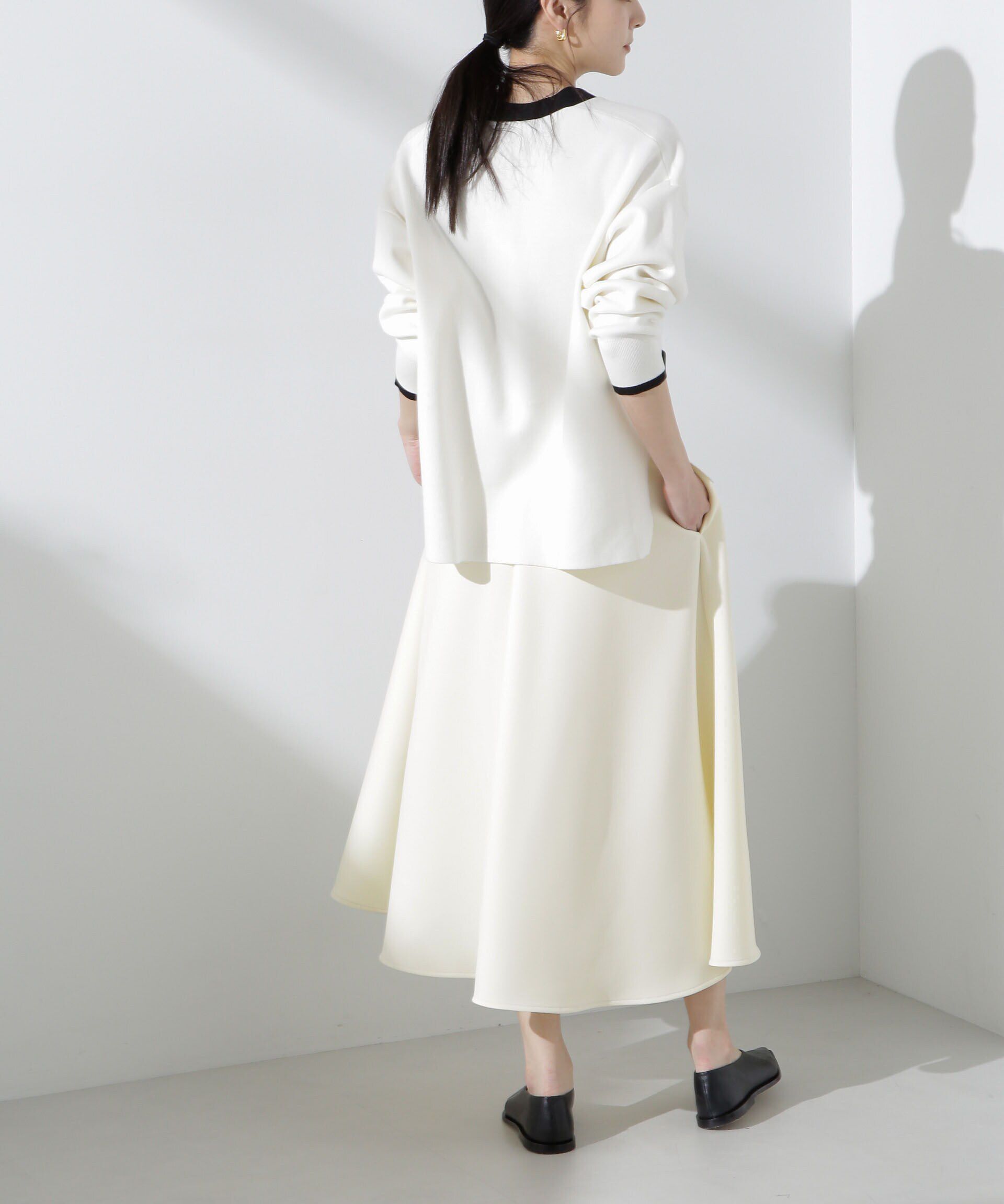 nano･universe「ダンボールサーキュラースカート」|スカート|