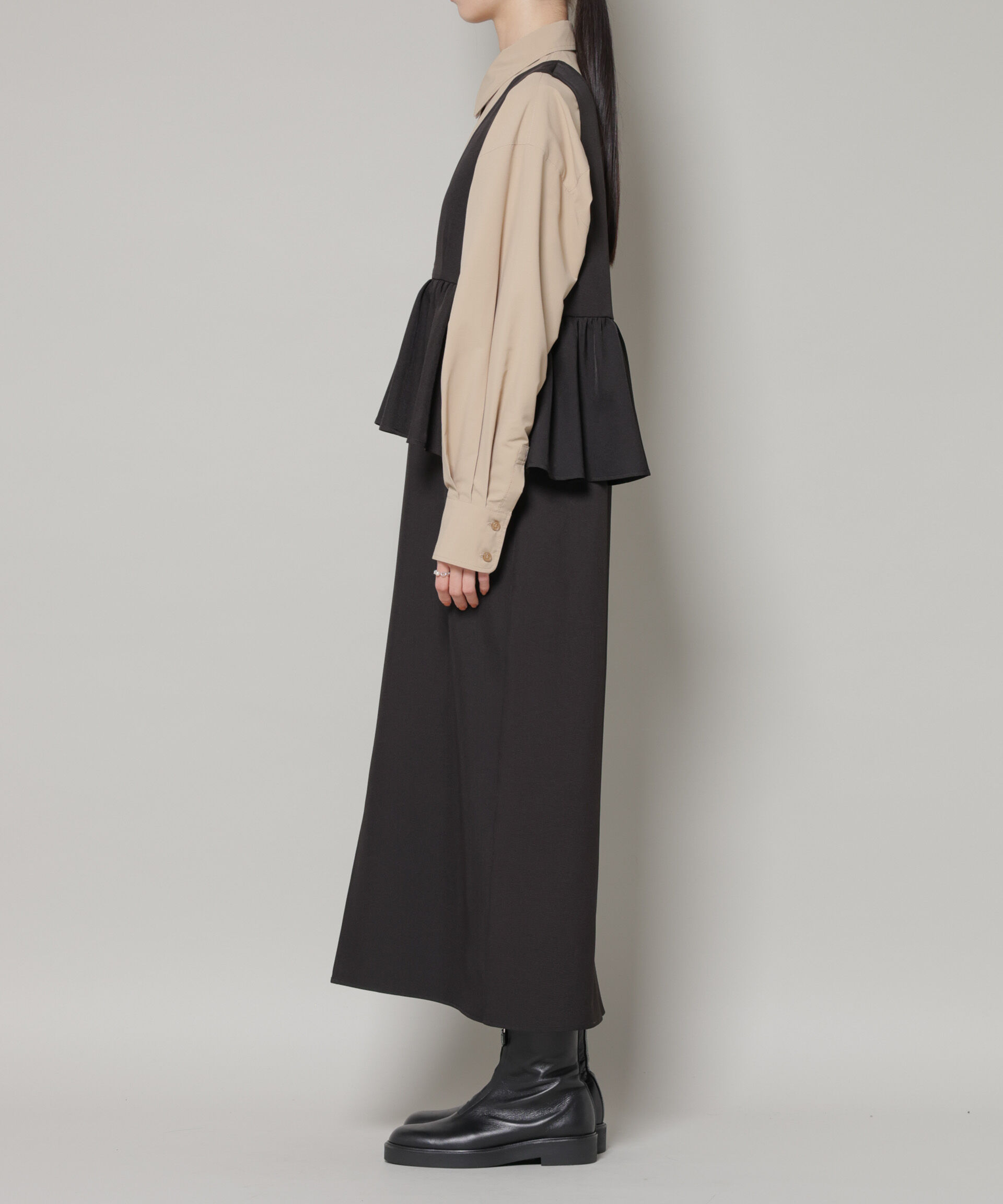 nano･universe「前後2wayフレア切り替えワンピース」|ワンピース|