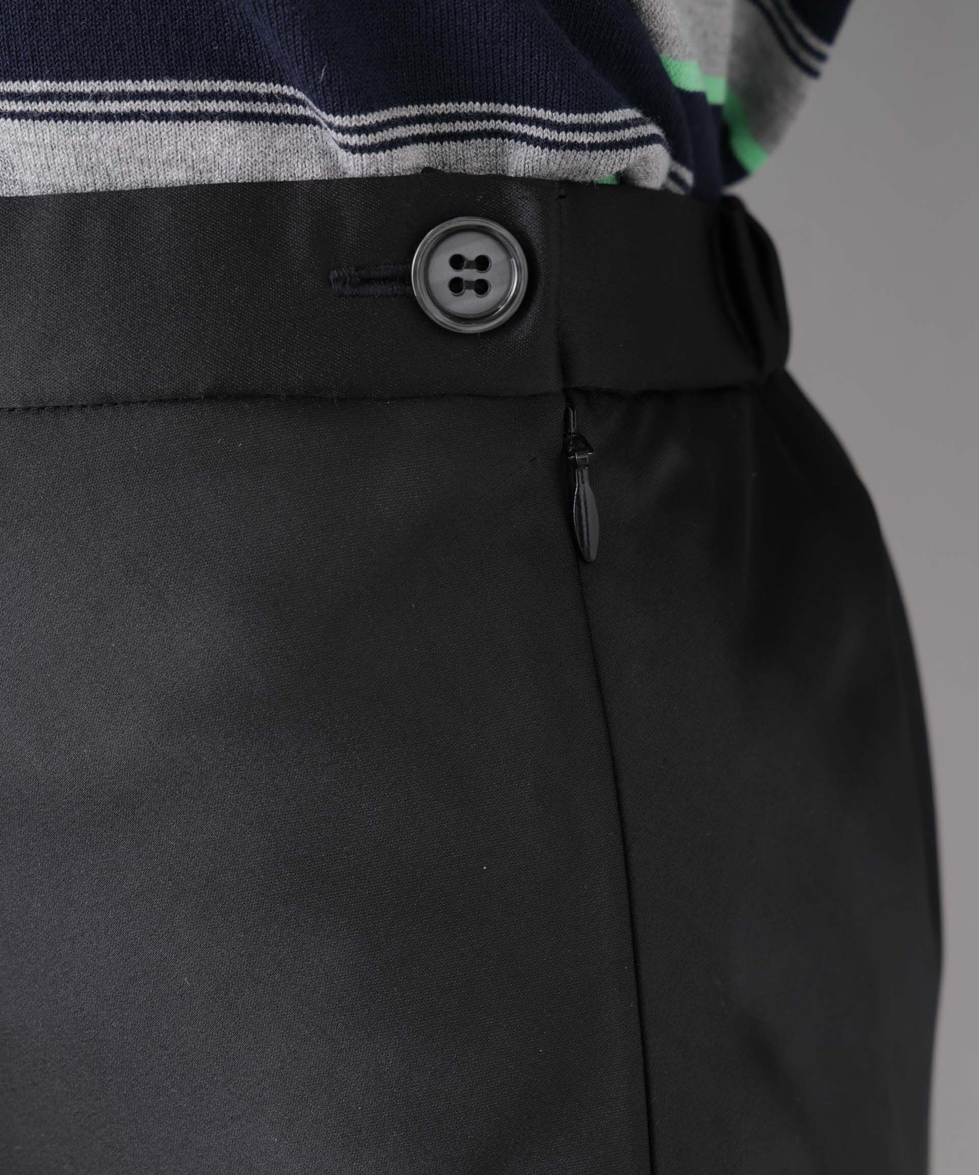 nano･universe「サテンナロースカート」|スカート|