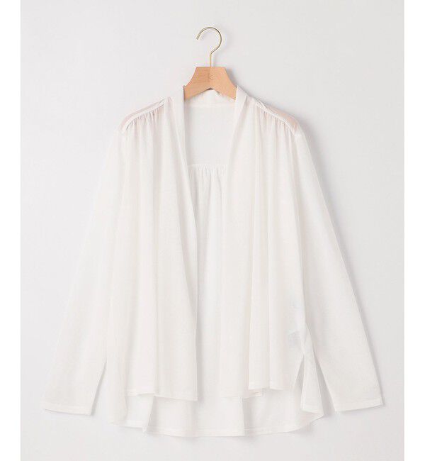 組曲「【WEB限定】シアーツイルジャージーショート カーディガン」|カーディガン|